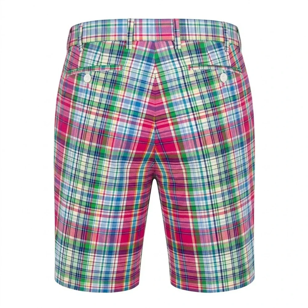 Polo Ralph‎ Lauren Mens 33 India Madras Plaid Shorts Cotton 9 Inseam - CJ